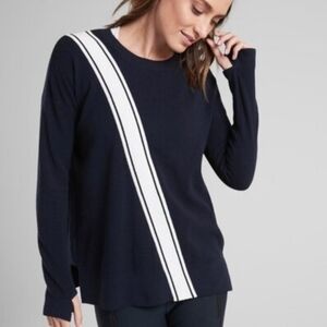 Athleta Streetwise Sweater Blue Coolmax